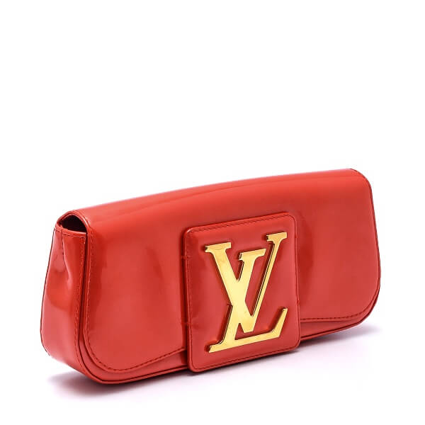 Louis Vuitton - Orange Vernis Leather Sobe Clutch Bag